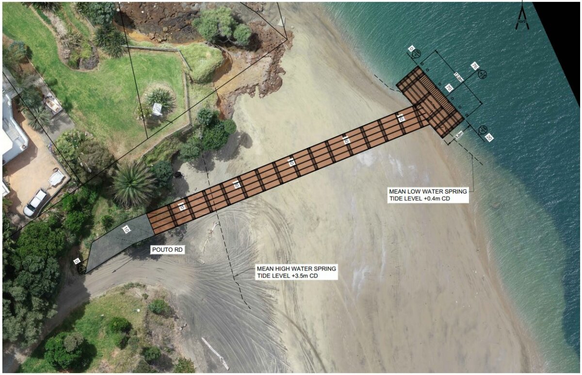 Update on Pouto wharf